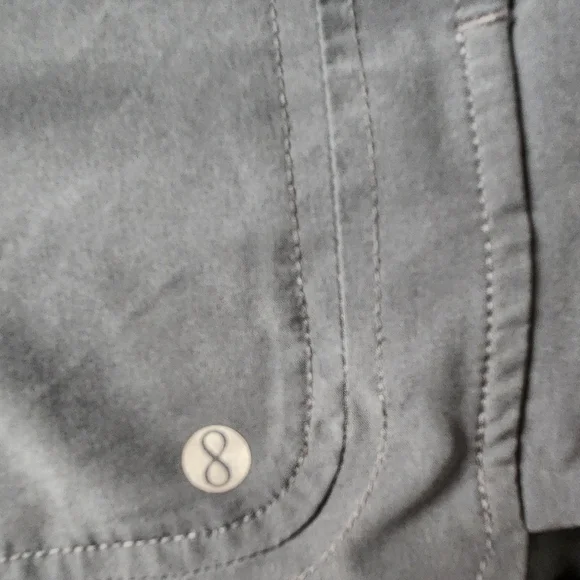 Layer 8 Women's Charcoal Athletic Shorts - Picture 4 of 5